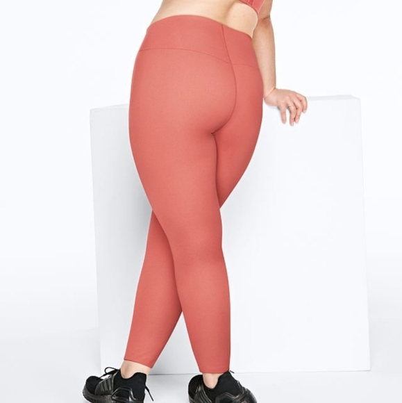 PINK Victoria's Secret High Waist Compression 7/8 Ankle V Legging Woman Size L - Picture 2 of 10